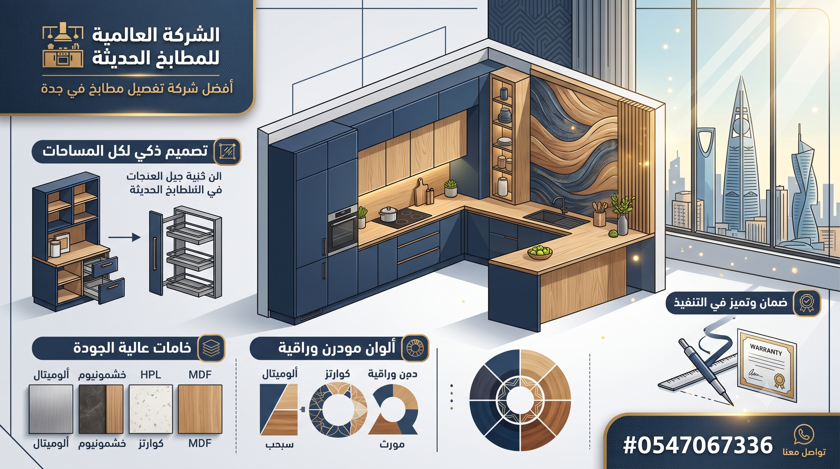 أفضل شركة تفصيل مطابخ في جدة | جودة عالية وتصميمات عصرية تناسب جميع الأذواق